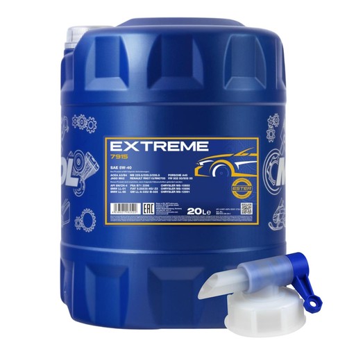 20l mannol extreme 40 - mannol, 5w-40