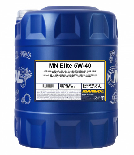 Mannol elite 5w - 20, l